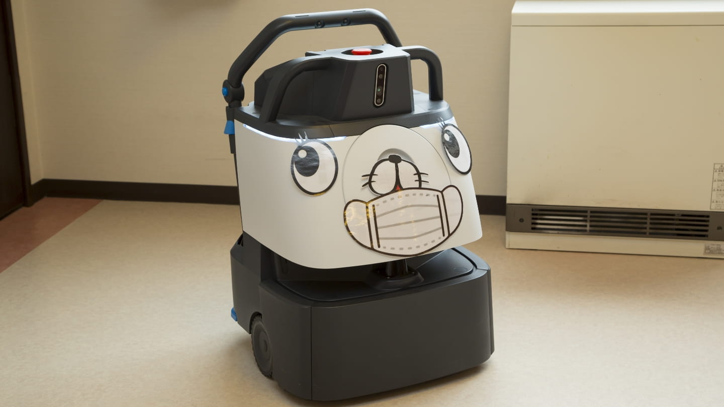 AI除菌清掃ロボット